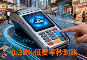 联动优势POS机闪付功能：一挥即付，0.38%低费率秒到账?