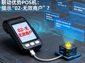 联动优势POS机：提示“02-无效商户”？