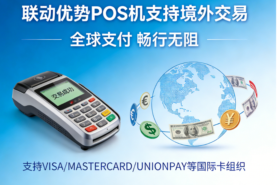 联动优势POS机支持境外交易？